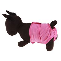 Axchongery Diapers,Female Dog Physiological Pant Small Pet Solid in Season Panty (Pink, S)