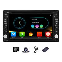 Multimedia GPS Navigation Radio for Nissan Frontier 350z 2003-2009 Versa 2009 Murano 2008 Pathfinder 2005-2010 6.2 Inch Universal Double 2 Din in Dash Stereo