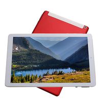 Inkach - Laptop 10" Tablets PC, Computer Android Tablet 1GB RAM, 16GB ROM, 4-Core Processor WiFi Tablet Metal Shell (Red)
