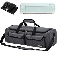 HOMEST Carrying Case Compatible with Cricut Explore Air 2, Cricut Maker, Silhouette CAMEO3, Grey (Patent Design)