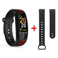 2019 Newest Smart Bracelet Watch - KKcite Bluetooth Fitness Tracker Sports SmartWatch, Fitness Tracker Blood Pressure Heart Rate Monitor Smartwatch Waterproof, Compatible Android&iOS Phones (Black)