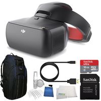 DJI Goggles FPV Headset (Racing Edition) Bundle with Professional Video Equipment Backpack