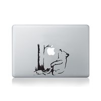 Banksy Winnie The Pooh Bear Vinyl MacBook Decal/Laptop Decal - Fits MacBook Air (11/13), MacBook Pro (13/15), MacBook Pro Retina (13/15) and MacBook Retina (12)
