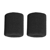 1 Pair Pure Cotton Wristbands Soft Wrist Guard Support Bands Wrist Bands Sport Sweatbands for Playing Basketball Tennis