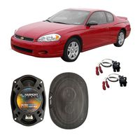 Compatible with Chevy Monte Carlo 2000-2007 Rear Deck Factory Replacement Harmony HA-R69 Speakers