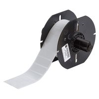 Brady B33-155-492 Label, zerbondz II Polyester, 0.600" H x 1.625" W, White, 1500/Roll(Pack of 1500)
