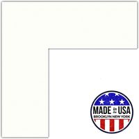13x32 Polar White / Porcelain Custom Mat for Picture Frame with 9x28 opening size (Mat Only, Frame NOT Included)