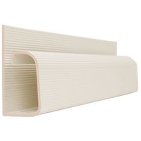 J Channel Cable Raceway Self Adhesive Desk Cord Organizer and Wire Manager - Beige - 48" (4 Feet)