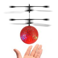 Fricon 3-15 Year Old Girls Gifts, LED Lights Colorful Flying Ball Toys for 3-15 Year Old Boys Toys for 3-15 Year Old Girls Gifts for 3-15 Year Old Boys Red KMUSQ04