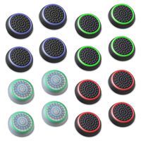 Fosmon Analog Stick Joystick Controller Performance Thumb Grips for PS4, PS3, Xbox One, Xbox 360, Wii U - Assorted (8 Pairs)