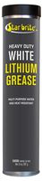 Star brite White Lithium Grease - NLGI-2 High Performance - Marine Grade - 14 oz Grease Gun Cartridge