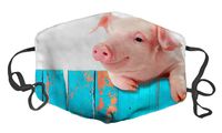 Dust Face Mask for Dust Mouth Mask Anti-Dust Mask Adjustable Earloop Face Mask (Funny Pig)