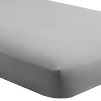 Bare Home Fitted Bottom Sheet Full - Premium 1800 Ultra-Soft Wrinkle Resistant Microfiber - Hypoallergenic - Deep Pocket (Full, Light Grey)