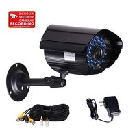 VideoSecu Day Night Outdoor Bullet Security Camera 520 TVL Infrared 36 IR LEDs Built-in Mechanical IR-Cut Filter Switch for CCTV DVR Home Surveillance System with Free Power Supply and Cable A14