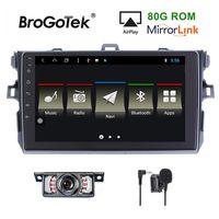 Android 8.1 Car Stereo Head Unit for Toyota Camry Corolla 2006-2011 Car Radio Double Din GPS Navi Navigation 9 Inch IPS Panel Touch Screen Bluetooth Radio SWC 4G WiFi CAM-in (IPS Panel Corolla)