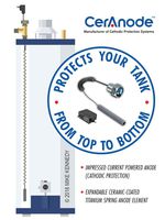 CerAnode Powered Anode Rod Expandable for Water Heater (20-100 gal tank) - No More Rotten Egg Smell!