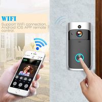 Eadear Home Wireless Remote Monitoring Real-Time Two-Way Talk Video Doorbell Remote Home Monitoring Systems
