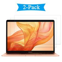 2 Pack Mac 13 inch Screen Protector Compatible with Apple MacBook Air 13 (2017/2016 / 2015/2014-2009) Laptop Air13 Book Bookair AirBook 2-7 th Protective Glass Film