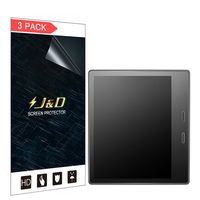 J&D Compatible for 3-Pack All-New Kindle Oasis 2017 Screen Protector, [Anti-Glare] [Not Full Coverage] Matte Film Shield Screen Protector for All-New Kindle Oasis E-Reader 2017 Matte Screen Protector