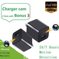 2019 Upgraded Spy Camera Charger Bundle No WiFi-Hidden Spy Phone USB Charger Camera Motion Activated All The Day