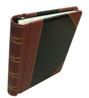 Corpkit Corporate Records, 3 Post Minute Book: 1/4 Bind Leather Binder, 8.5 x 11, Binder Only(Rectangular Post)