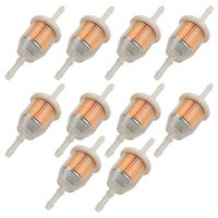 Fuel Li Pack of 10 Fuel Filter for John Deere AM116304 Kohler 25 050 22-S Exmark 109585 Bobcat 38666 Onan 149-2206-01 Gravely 21541500 Toro 98021 Stens 120 436