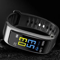 Tiakino 2 in 1 Smart Bracelet with Bluetooth Earbuds Heart Rate Monitor Waterproof Watch for Women and Men