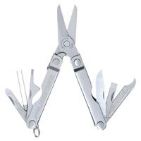 LEATHERMAN - Micra Keychain Multitool with Spring-Action Scissors and Grooming Tools, Stainless Steel