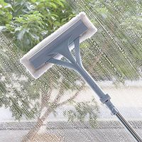 GAOJIAN Double Side Window Glass Cleaning Tools Telescopic Pole Window Cleaning Cloth Glass Scraper Wiping Wiper