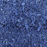 Worlds Crinkle Cut Paper Shred for Packing Filler Gift Wrap Basket Filler Colored Crinkle Paper 2LB Navy Blue