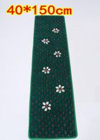 WE&ZHE Cobbled Foot Massage Footsteps Walkway Blanket Foot Pad Massager Stone Massage Pad , Purple Red