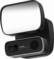 LIZVIE Floodlight Security Camera 1080p HD Night Vision LED Light Monitor Sensor Dimmable Motion Light Outdoor Camera 2 Way Talk, Wi-Fi Surveillance Video Siren Alarm for Home Security System