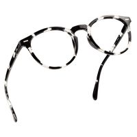 LifeArt Blue Light Blocking Glasses, Anti Eyestrain, Computer Reading/Gaming/TV Glasses for Women Men, Anti UV, Anti Glare (Black&White, 2.50 Magnification)