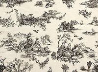 Black"Country Farm" Toile Kraft Tissue Paper Gift Wrapping 20"x30" Sheets (20)