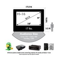 CineBox Home 16' x 9' Backyard Theater Projection System