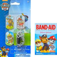 Paw Patrol Children’s Pretend Play Dog Tags with Paw Patrol Adhesive Children’s Bandages