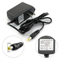 Longdex DC 9V 1A 9W Power Adapter AC 100-240V Switching Power Supply Transformer AC-DC Converter DC Jack 5.5x2.5mm