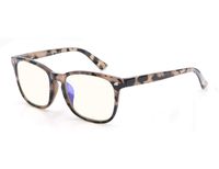 MODFANS Blue Light Blocking Reading Glasses 2.5,Anti Harmful Glare Eyestrain Ray,Lightweight Square Unisex Frame Readers-Flexible Spring Hinge Fashionable to Wear,Sleep Better Come with Case