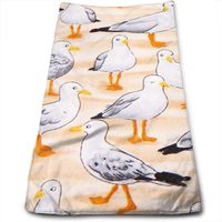 BLACK SP Peaceful Pigeon Super Soft Polyester Absorbent Face Towel Hair Care Towels Multipurpose Kitchen Cleaning 3070CM