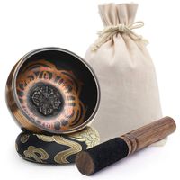 DomeStar Tibetan Singing Bowl Set Meditation Bowl