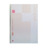 Kokuyo Campus High Grade MIO Paper Notebook - A5 (5.8" X 8.3") - 24 Lines X 80 Sheets - Red Accents