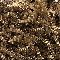 1/2 LB Crinkle Cut Paper Shred - Kraft by Momoka's Apron