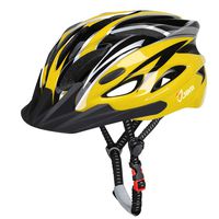 JBM Adult Cycling Bike Helmet Specialized for Men Women Safety Protection CPSC Certified (18 Colors) Black/Red/Blue/Pink/Silver Adjustable Lightweight Helmet with Reflective Stripe and Removal