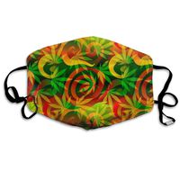 Marijuana Bakgrund Dust Mask,Washable and Reusable Cleaning Gardening Outdoor Activities Warm Windproof Mask