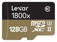 Lexar Professional 1800x 128GB microSDXC UHS-II Card