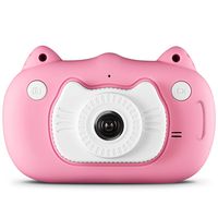 Agassi Kids Digital Camera for Girls 1080 HD, Mini Digital Camera Birthday Gift for Kids Boys Video Recorder 1080P 12MP 2 Inch.(16G TF Card Included),Pink