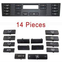 Air Conditioner Heater Climate Ventilation Control Buttons Switch Set Replacement For BMW X5 E53 5 Series E39 520
