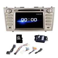 OUKU 8" Indash CAR DVD Player for Toyota Camry Support GPS Navigation Navi iPod Bluetooth HD TFT Radio RDS FM+8gb GPS Card+2214Rear Camera