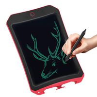 JRD&BS WINL LCD Writing Tablet for Birthday Gift,Kids Toy 8.5 Inch LCD Electronic Writings Pads Drawing Board Gifts for Kids Office Blackboard - Erase Button Lock Included(Red)