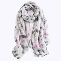 Hqysjin Ladies Silk Scarves Large Size Wild Scarf Beach Towel Printed Shawl,six,180140cm